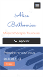 Mobile Screenshot of musicotherapie-toulouse.com